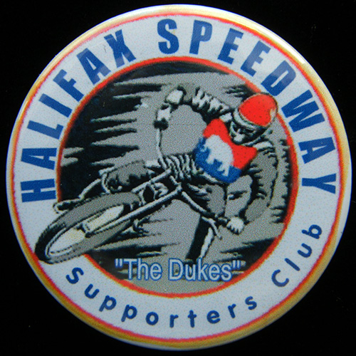 Halifax Speedway Supporters Button Badge