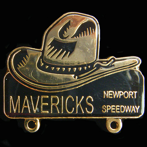 Newport Speedway lapel badge