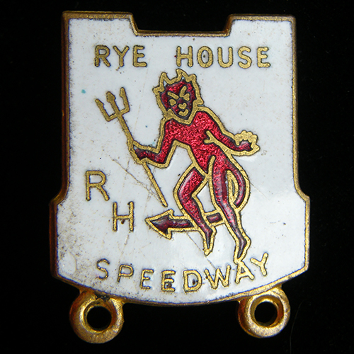 Rye House Speedway pin badge