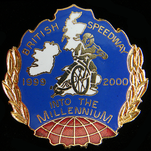 Into the Millennium Speedway pin badge
