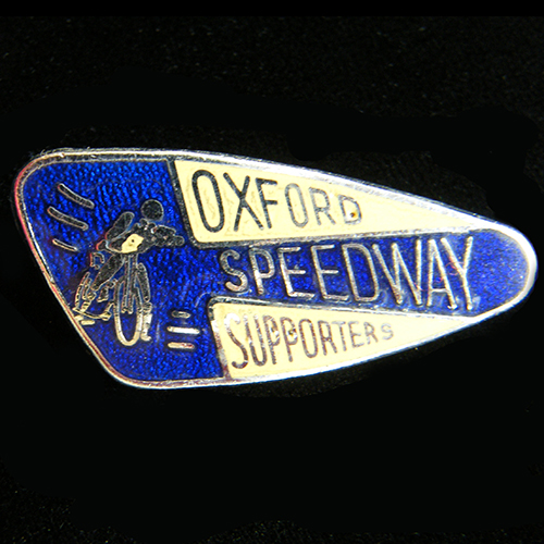 Oxford Speedway pin badge