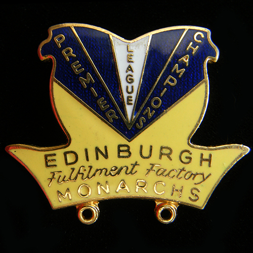 Edinburgh Speedway pin badge