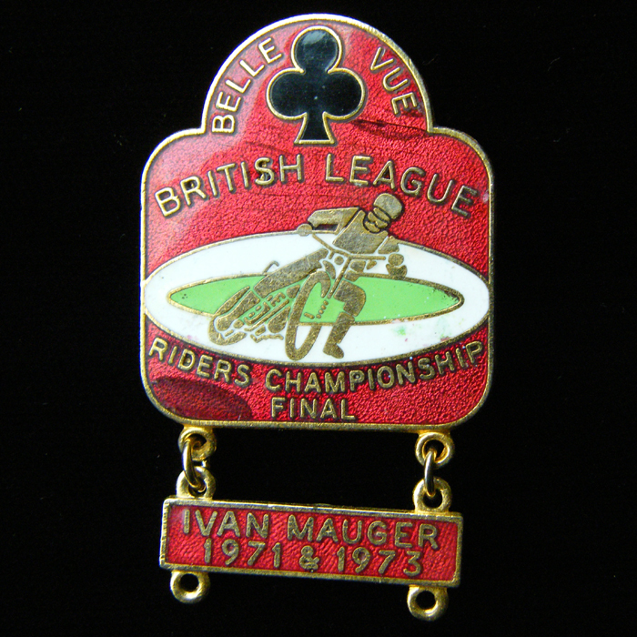 British League Riders Championships Lapel Badge