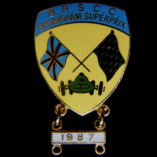 British Racing and Sports Car Club pin badge 