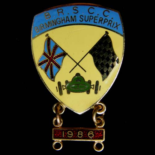 British Racing and Sports Car Club pin badge 