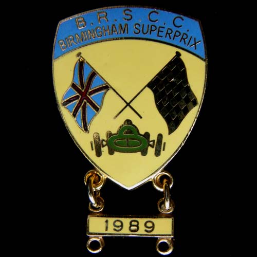 British Racing and Sports Car Club pin badge 
