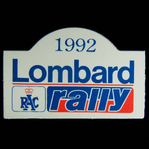 Lombard RAC Rally Pin Badge