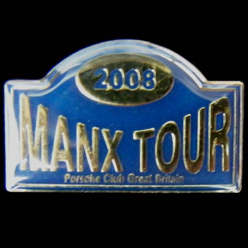 Manx Tour pin badge