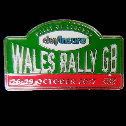 Wales GB RAC Rally Pin Badge