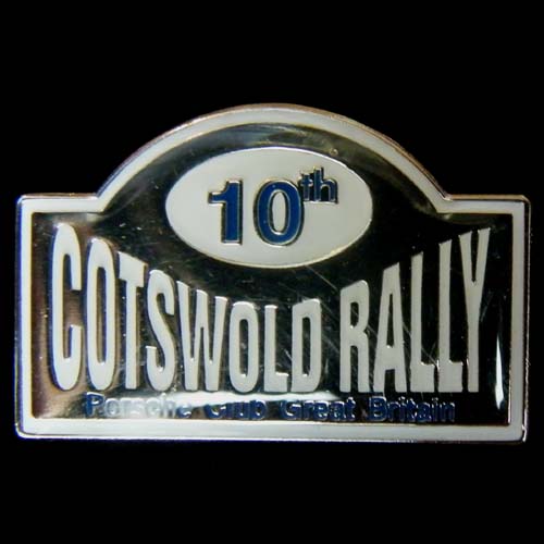 Cotswold Rally pin badge