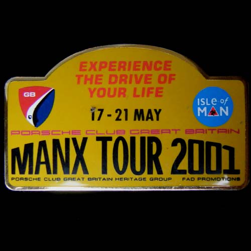 Manx Tour pin badge