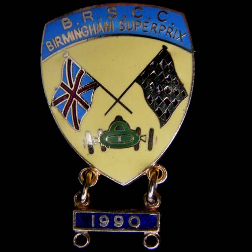 British Racing and Sports Car Club pin badge 
