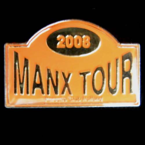 Manx Tour pin badge