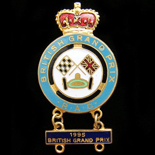 British Grand Prix (Car) lapel badge