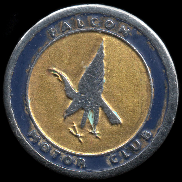 Falcon Motor Club pin badge