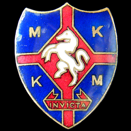 M K K M Lapel Badge