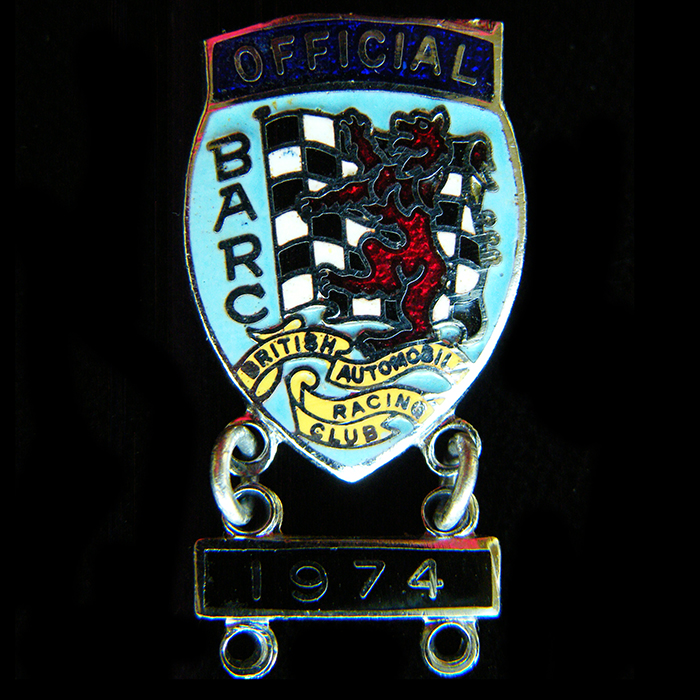British Automobile Racing Club lapel badge