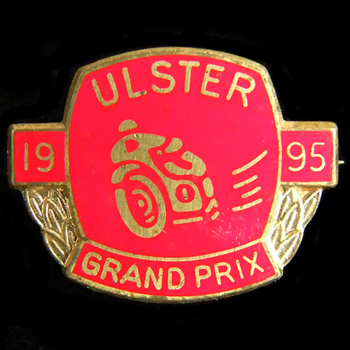 Ulster Grand Prix 1995 Lapel Badge