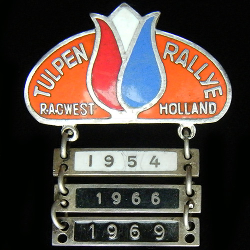 Tulip (Tulpen) Rally lapel badge