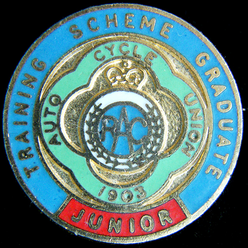Auto Cycle Union Lapel Badge