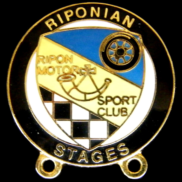 Ripon Motor Sport Club lapel badge