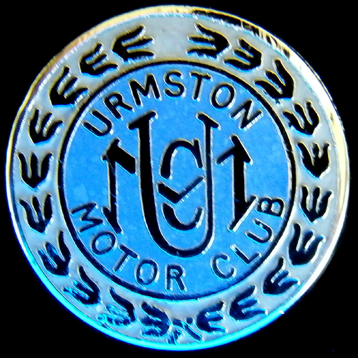 Urmston Motor Club pin badge