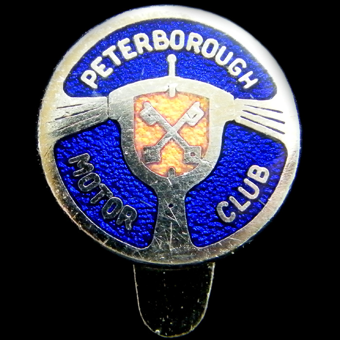 Peterborough Motor Club Button hole badge