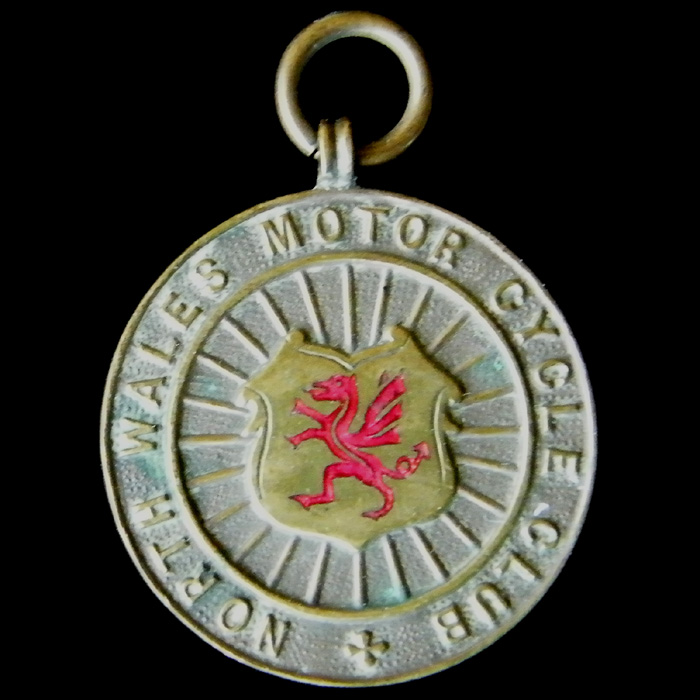 North Wales Motor Cycle Club Medallion