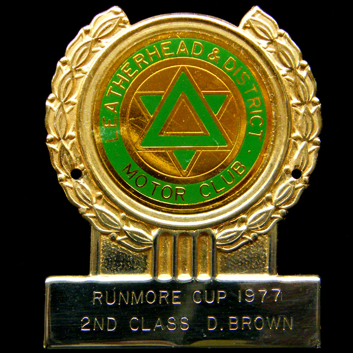 Leatherhead & District Motor Club Medallion