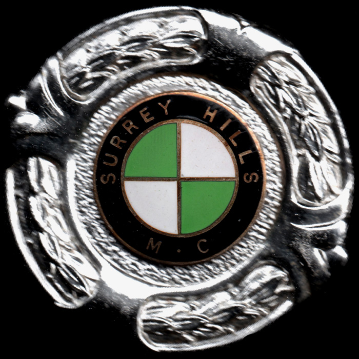 Surrey Hills Motor Club Medallion