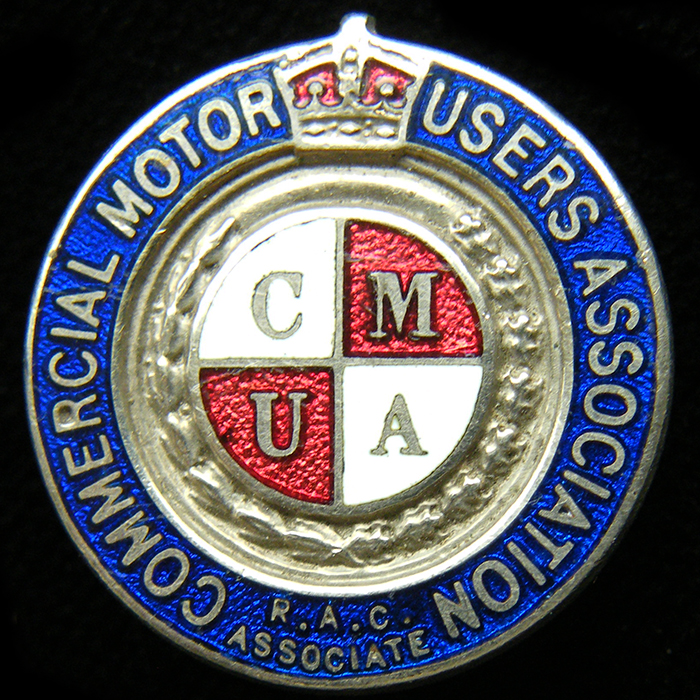 Commercial Motor Users Association  Lapel badge