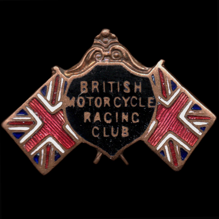 British Motor Cycle Racing Club Lapel badge 