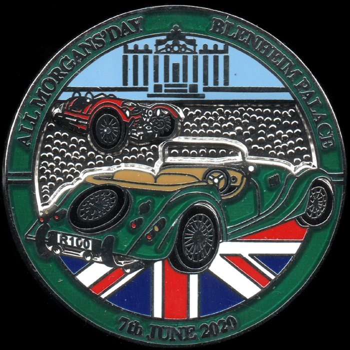 Morgan  pin badge Blenheim Palace