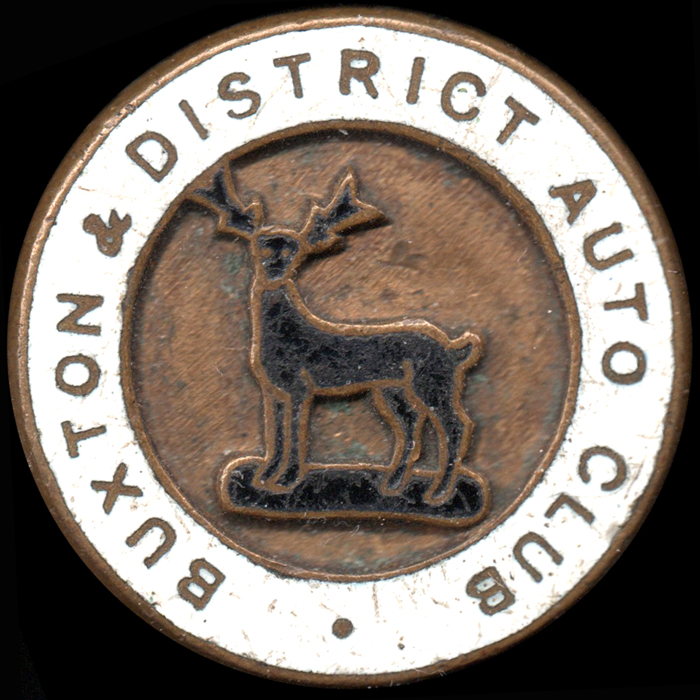 Buxton & District Auto Club lapel badge