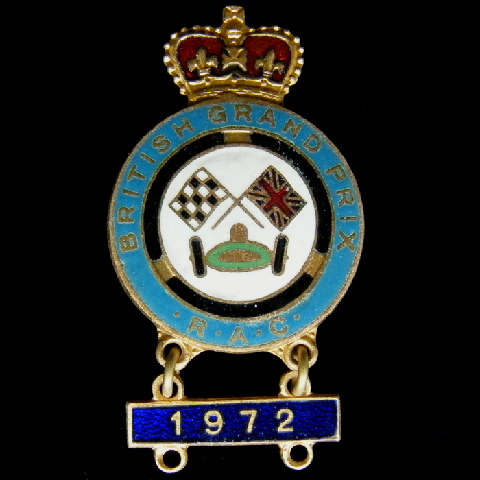 British Grand Prix Lapel badge