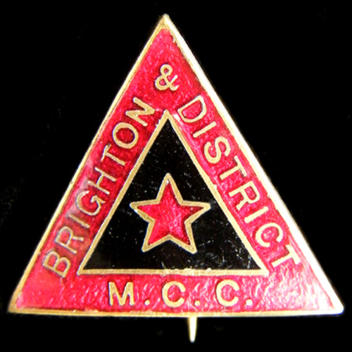 Brighton & District Motor Cycle Club Lapel Badge