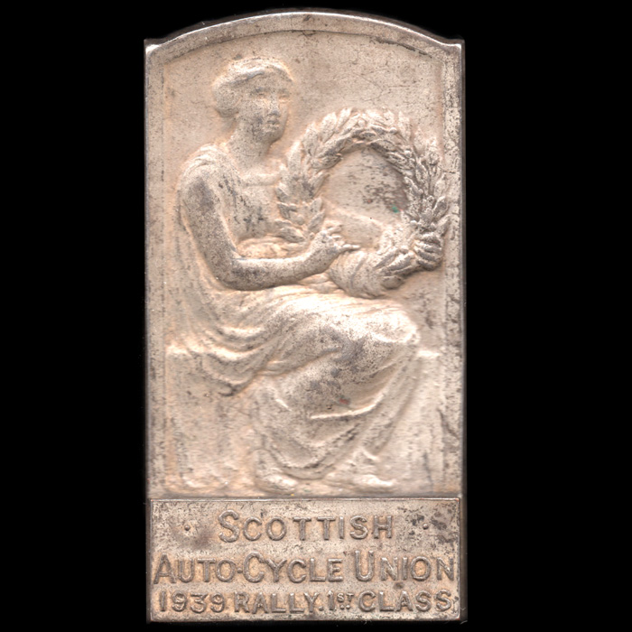 Scottish Auto Cycle Union dash badge