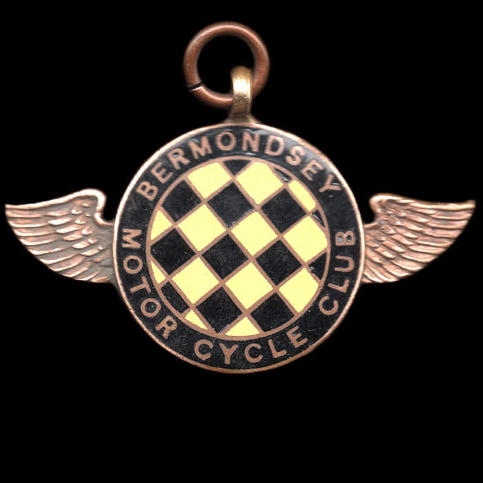 Bermondsey Motor Cycle Club medallion 