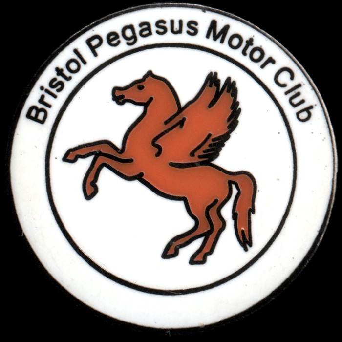 Bristol Pegasus Motor Club pin badge