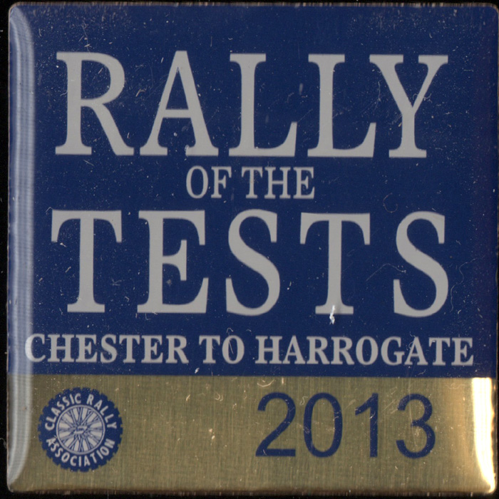 Rally of the Tests lapel badge 