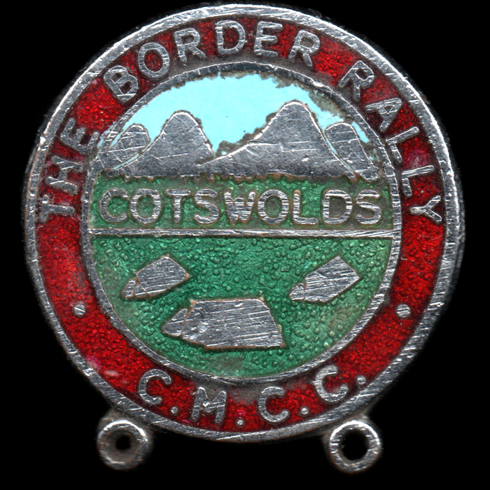 Border Rally pin badge