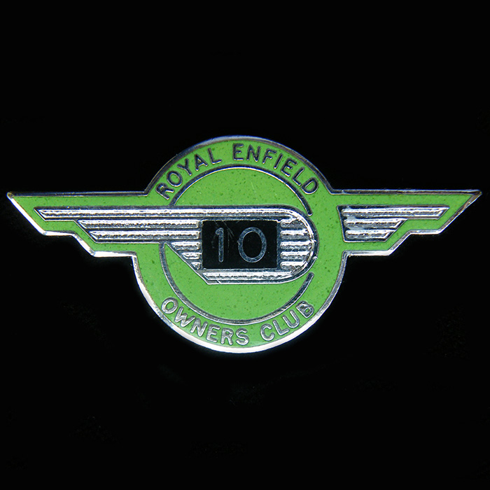Royal Enfield Owners Club pin badge