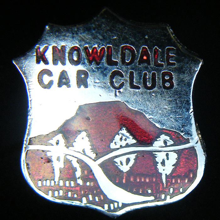 Knowldale Car Club pin badge