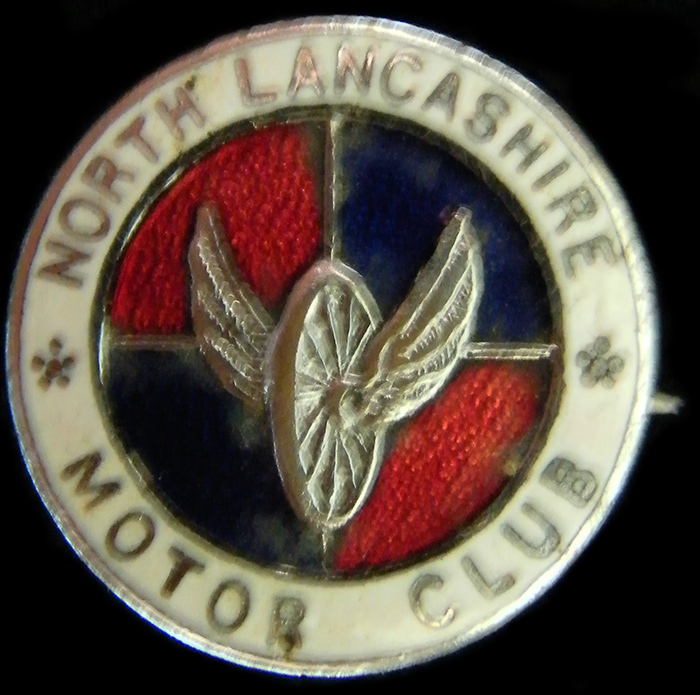 North Lancashire Motor Club pin badge