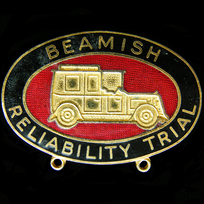Beamish Reliability Trial pin badge