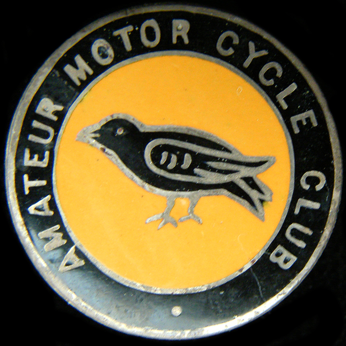 Amateur Motor Cycle Club Lapel badge
