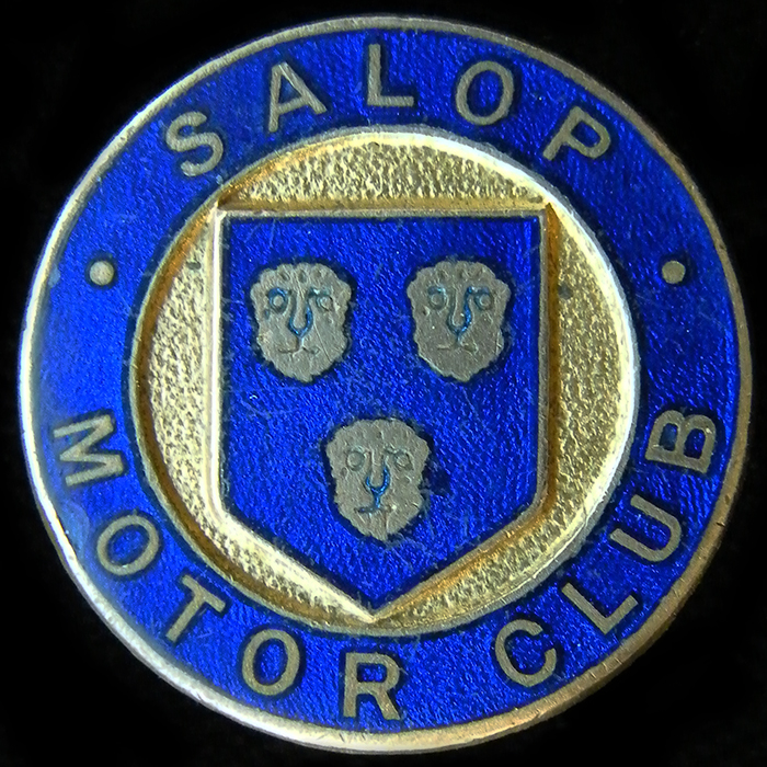Salop Motor Club Button hole badge