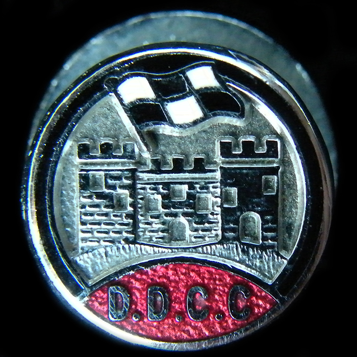 Dudley District Car Club button hole badge