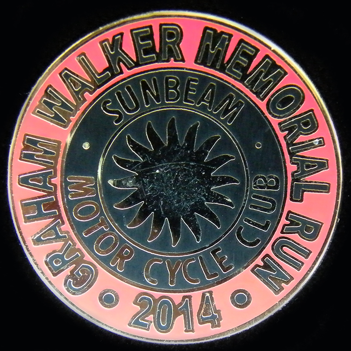 Sunbeam Motor Cycle Club lapel badge