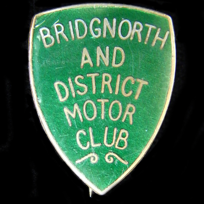 Bridgnorth and District Motor Club pin badge